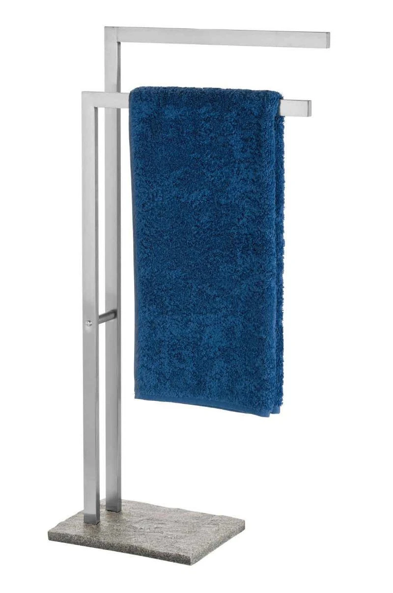Wenko Edelstahl Handtuchständer Granit 4 Wenko Edelstahl Handtuchständer Granit – Bild 2