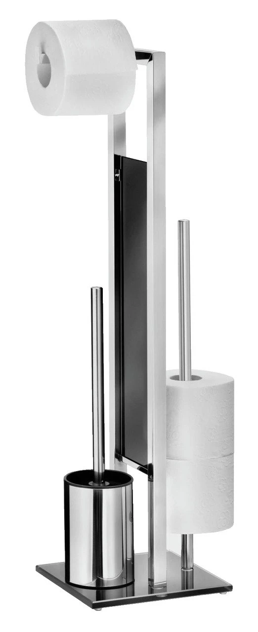 Wenko Edelstahl Stand WC-Garnitur RIVALTA 3 Wenko Edelstahl Stand WC-Garnitur RIVALTA