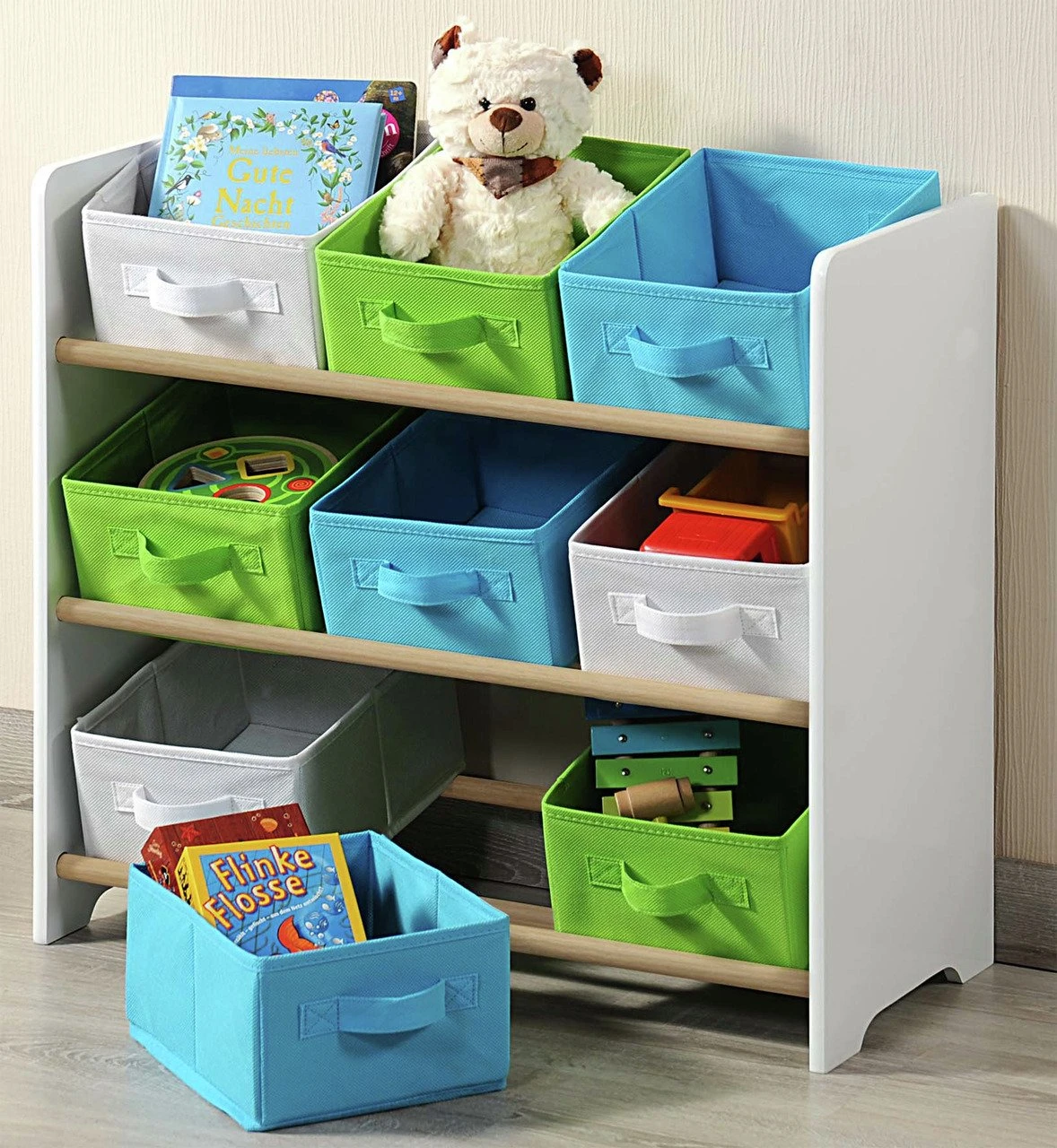 Kesper Aufbewahrungsregal Weiß 4 Kesper Aufbewahrungsregal Weiß – Bild 2