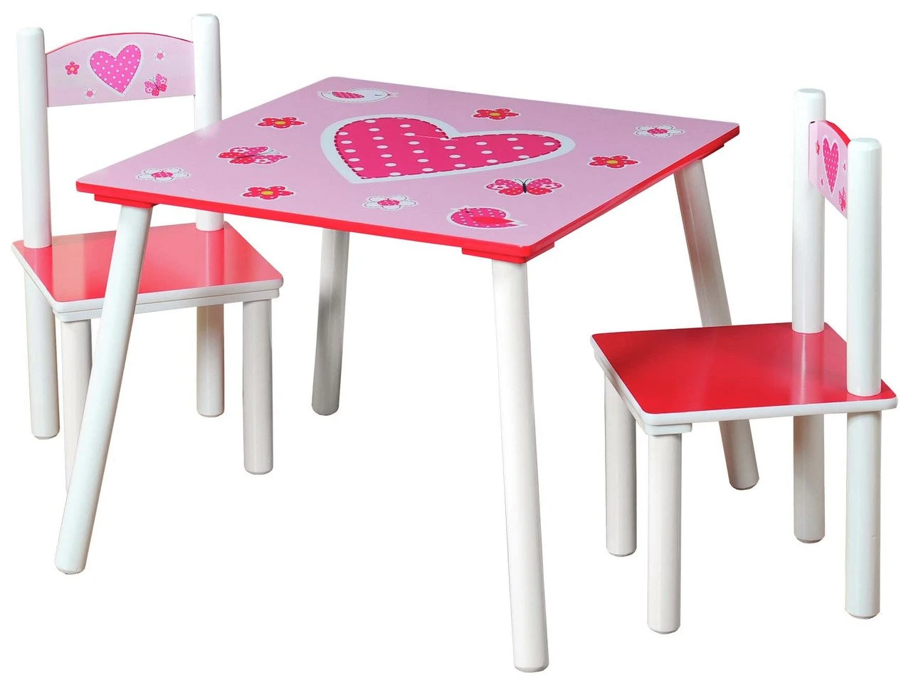 Kesper Kindertisch Mit 2 Stühlen Herz 3 Kesper Kindertisch Mit 2 Stühlen Herz