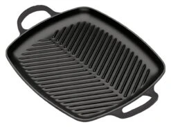 LE CREUSET Grillplatte 30x27 Schwarz