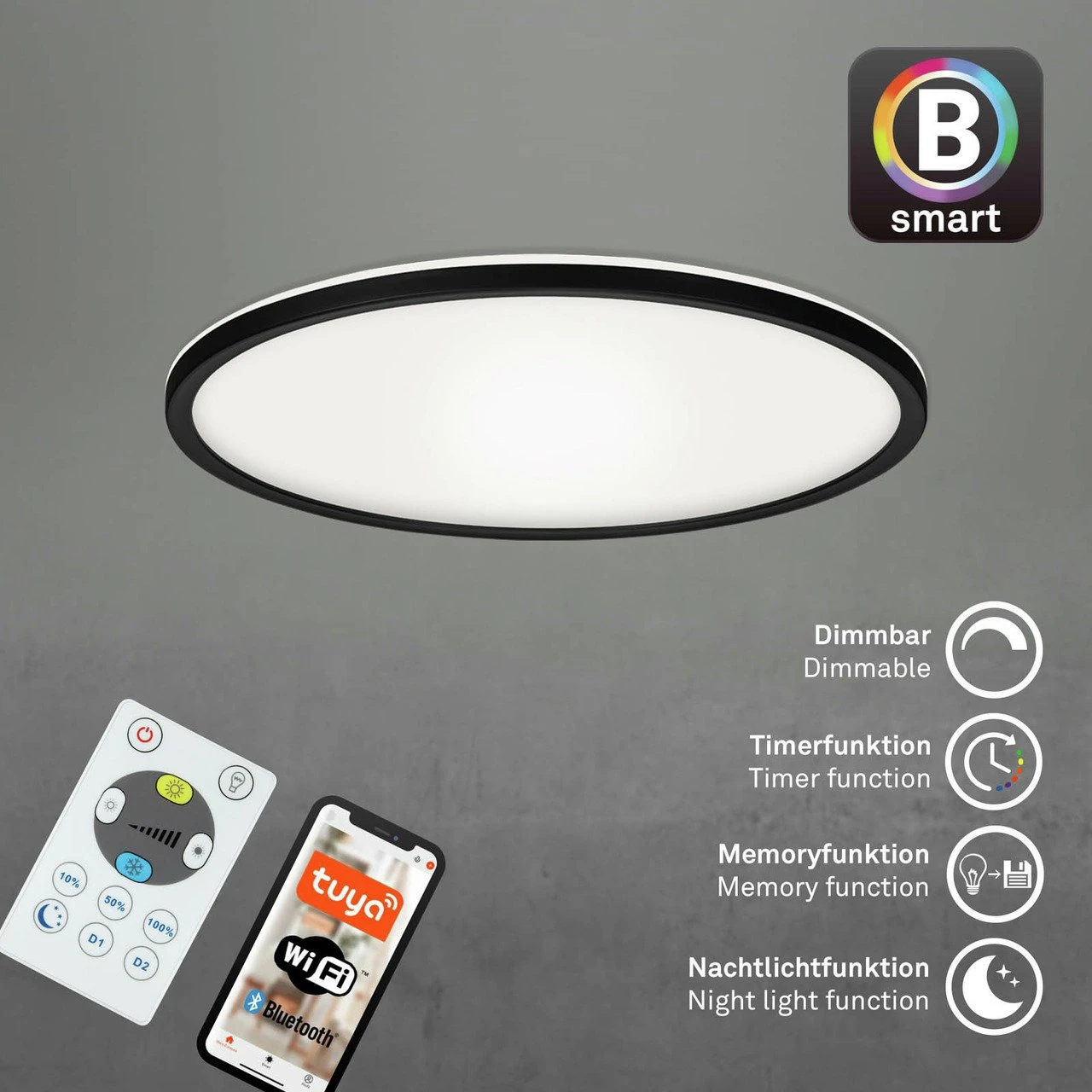 Briloner LED-Deckenleuchte B-SMART 6 Briloner LED-Deckenleuchte B-SMART – Bild 4