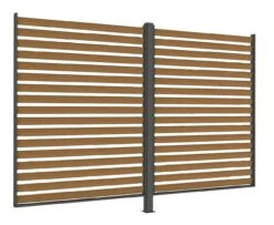 Zurbrüggen Sichtschutz Holzoptik SCHATTENMANUFAKTUR