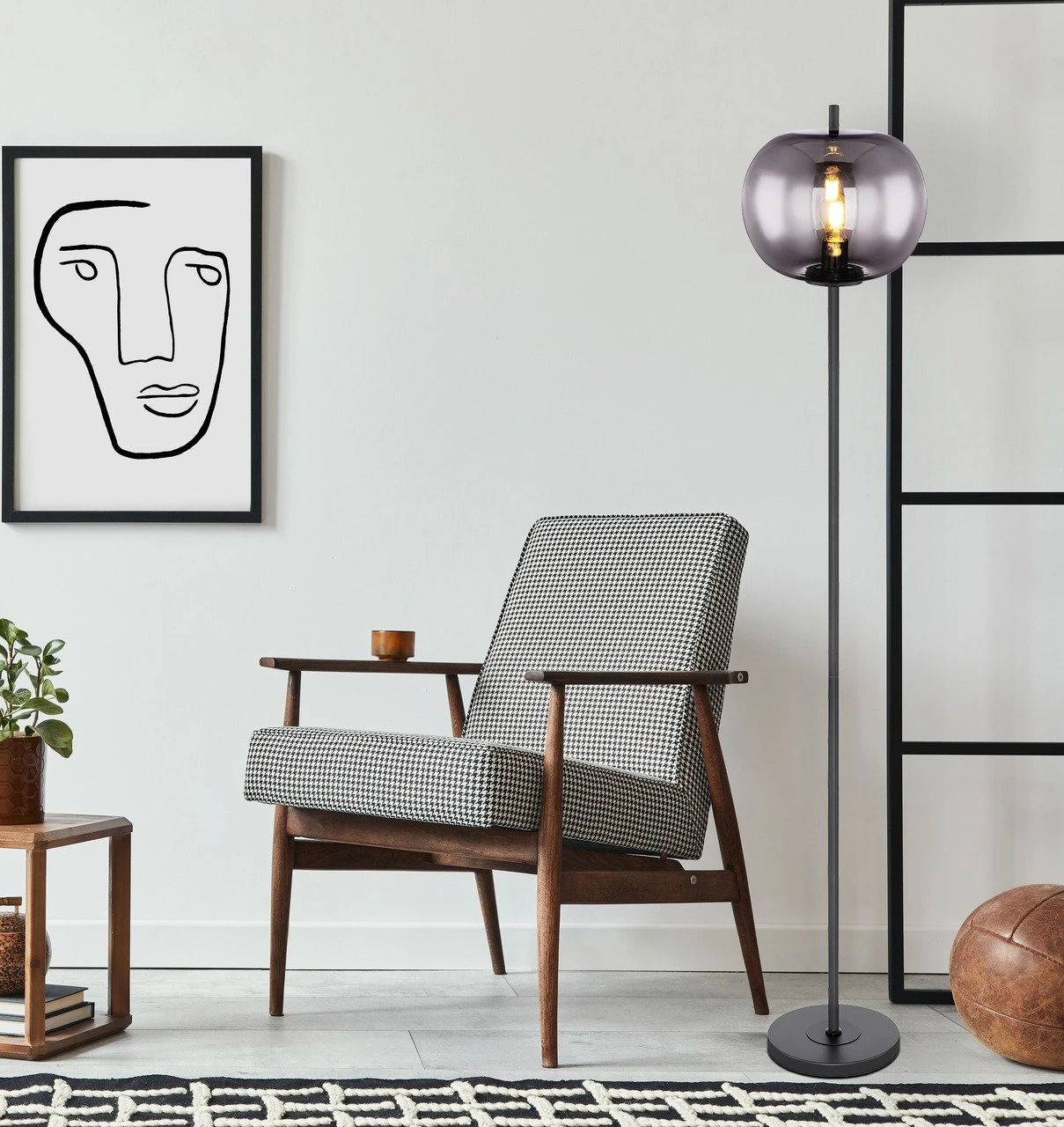 Globo Lighting Stehleuchte BLACKY 4 Globo Lighting Stehleuchte BLACKY – Bild 2